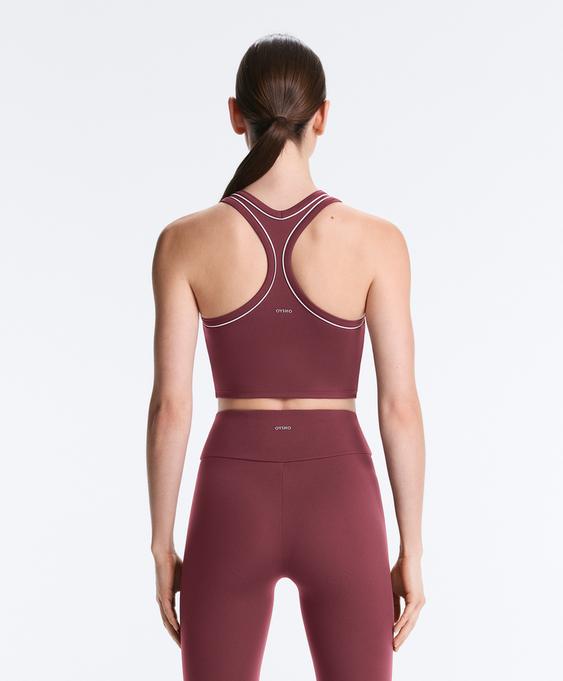 OYSHO Топ COMFORTLUX с вырезом халтер