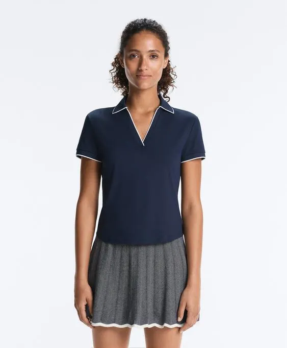 Поло Comfortlux с коротким рукавом и окантовкой- Заказать в России