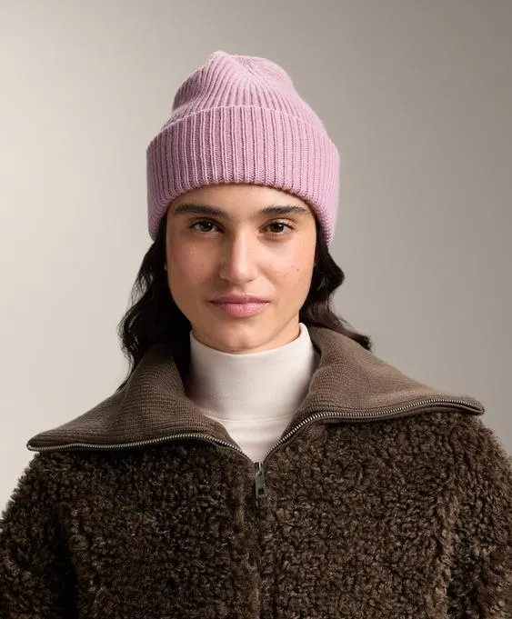 Вязаная шапка с помпоном из смесовой шерсти- Заказать в России