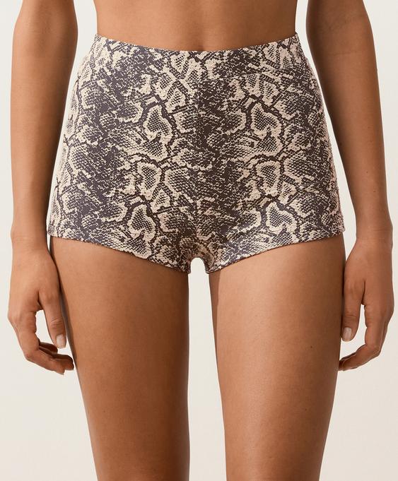 OYSHO Шорты-бикини с принтом под змеиную кожу купить с доставкой.