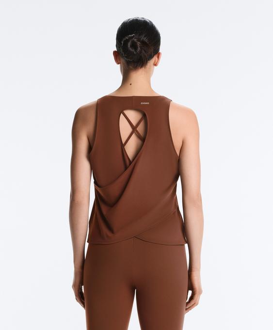 OYSHO Футболка с крестообразной спинкой COMFORTLUX