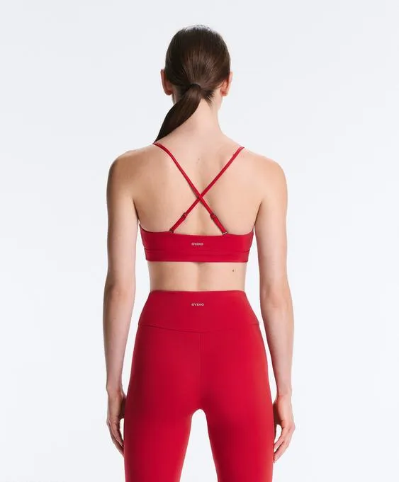 Спортивный топ с перекрещивающимися лямками comfortlux с легкой поддержкой