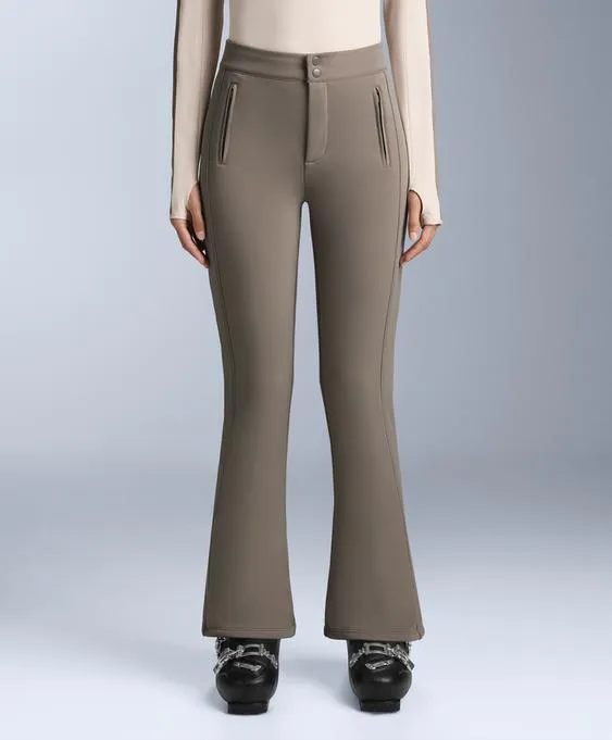 Water-resistant flare stretch Ski trousers- Заказать в России