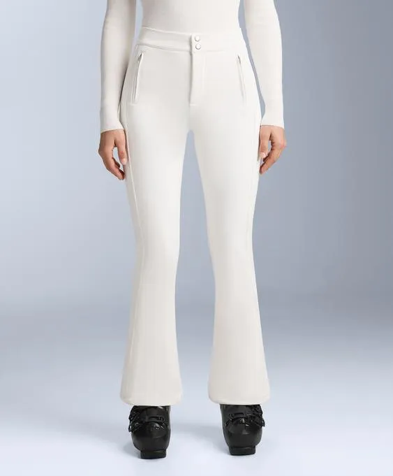 Water-resistant flare stretch Ski trousers