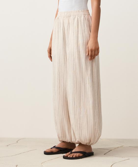 OYSHO Брюки-блуммеры из 100%-го льна