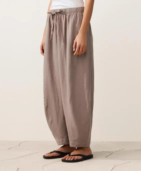 Брюки Balloon из 100%-го льна- Заказать в России