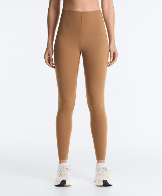 OYSHO Легинсы COMPRESSIVE CORE CONTROL с завышенной талией, длиной до щиколотки купить с доставкой.