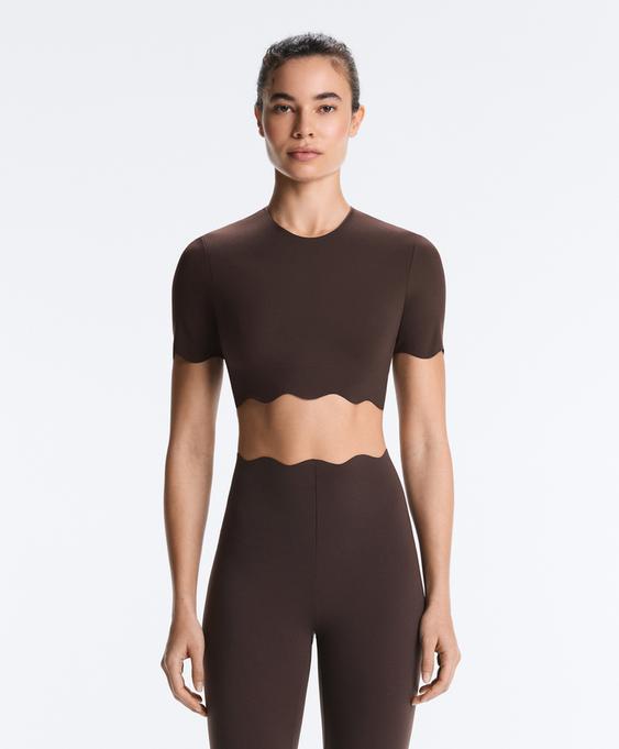 OYSHO Майка - топ COMPRESSIVE ONDULADO