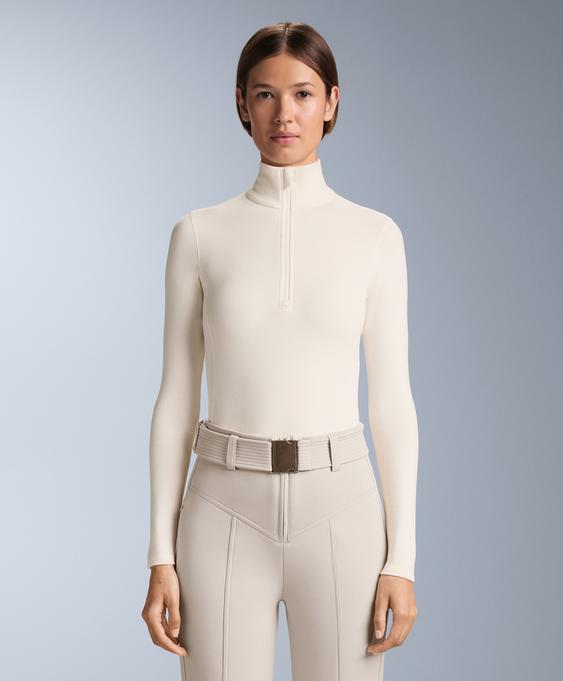 OYSHO Термофутболка из флиса BASE LAYER с короткой молнией купить с доставкой.