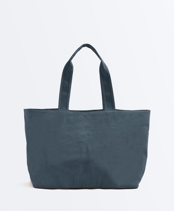 OYSHO Мягкая сумка-шопер на молнии