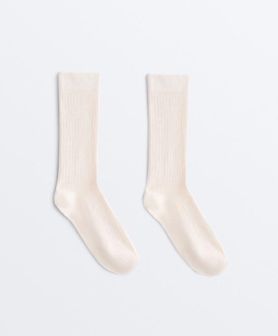 OYSHO Классические носки из смесового модала с 13% кашемира