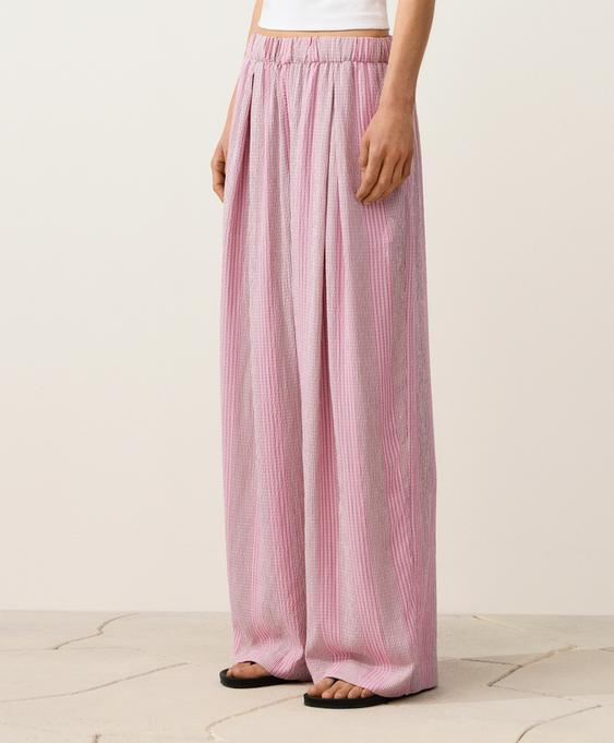 OYSHO Прямые брюки в полоску купить с доставкой.