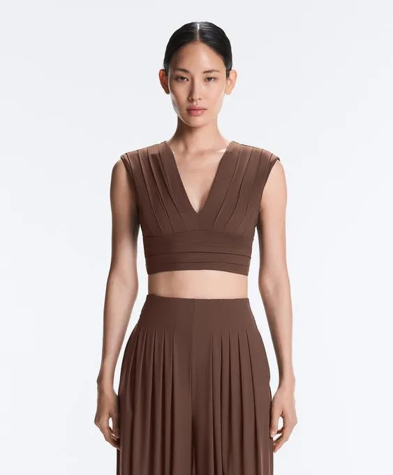 Майка Perfect-adapt плиссированная- Заказать в России