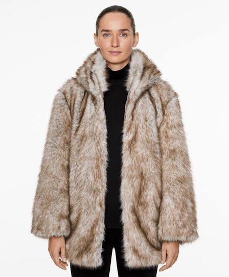 OYSHO Куртка из искусственного меха