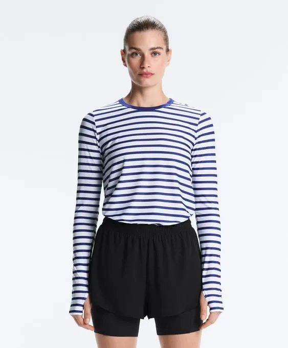 Лонгслив в полоску из высокотехнологичной ткани- Заказать в России