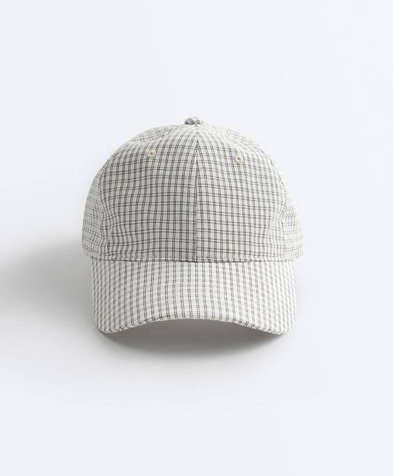 OYSHO Кепка с принтом в клетку