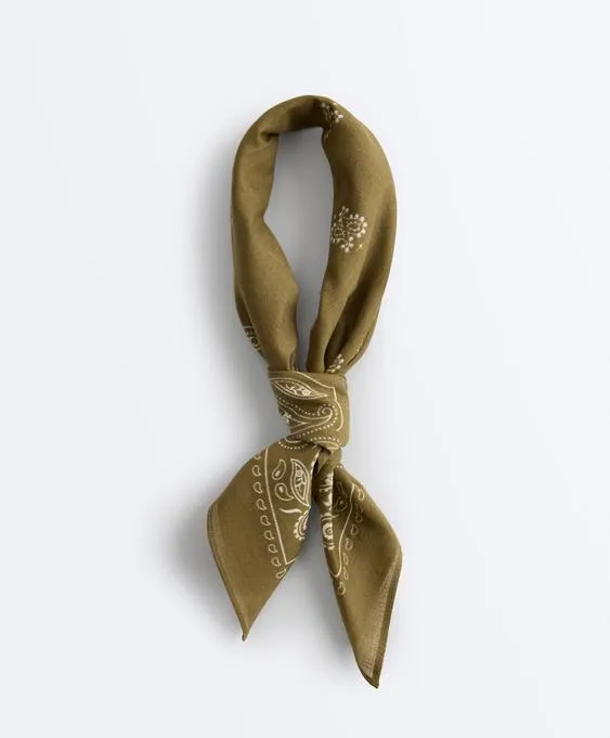 Бандана с принтом из 100% хлопка- Заказать в России