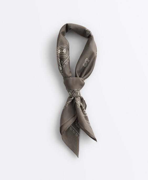 Бандана с принтом из 100% хлопка