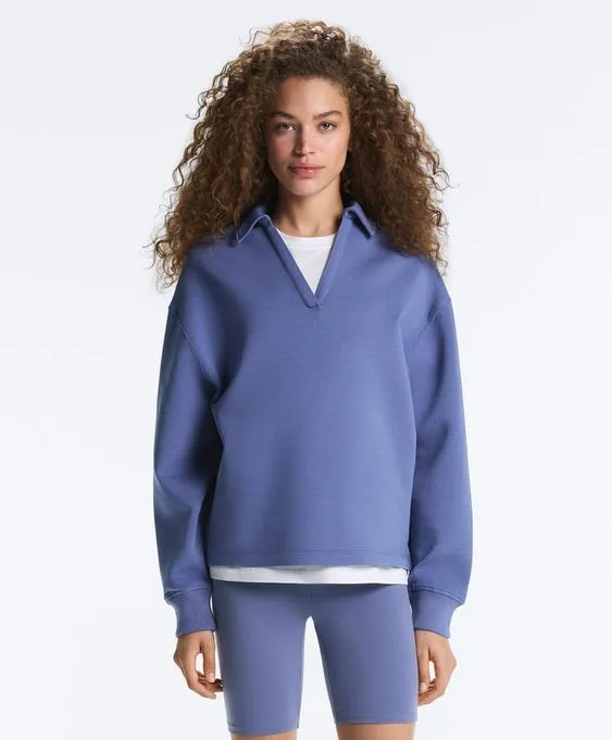 Поло с V-образным вырезом из смесового хлопка- Заказать в России