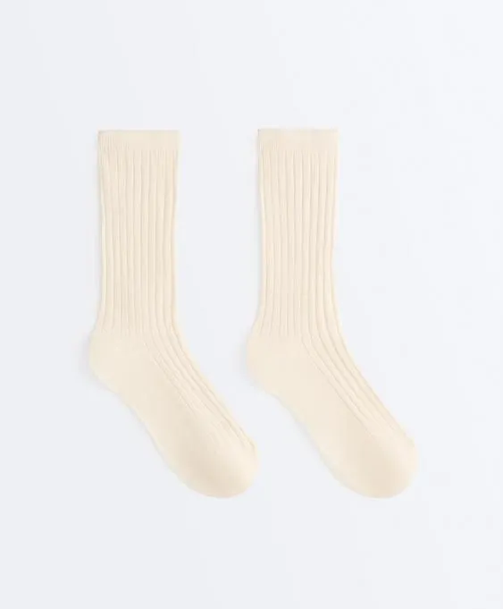 Носки Classic Rib из смесового шелка