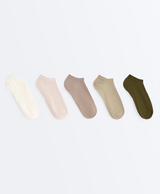 OYSHO 5 пар носков-сникеров из смесового хлопка
