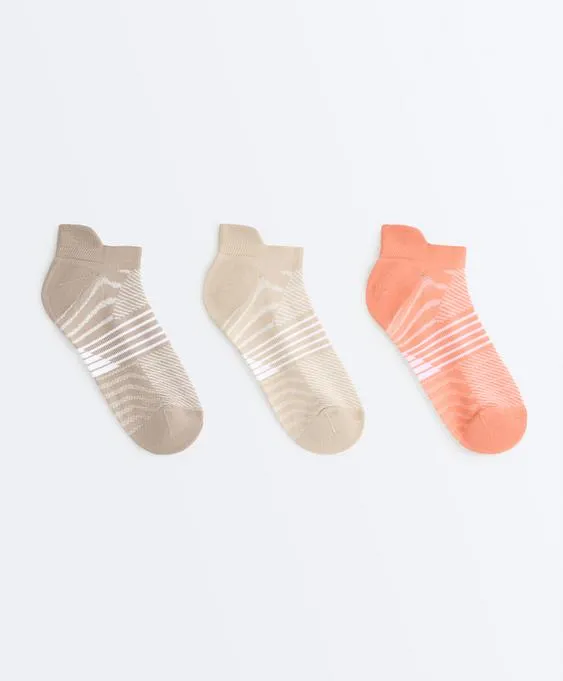 3 пары спортивных носков-сникеров с язычком из смесового полиамида- Заказать в России