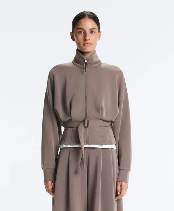 Куртка-корсет с поясом, модал, мягкая- Заказать в России