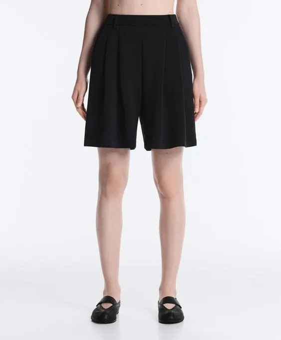 Бермуды с модалом и складками- Заказать в России