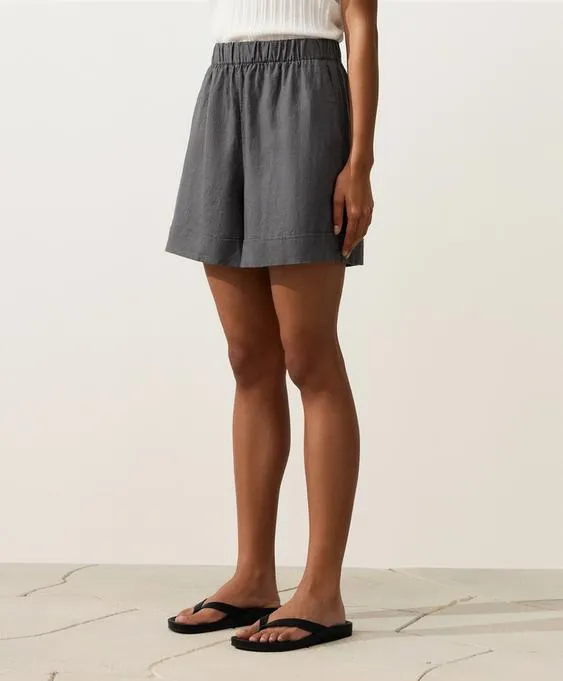 Шорты из 100% льна