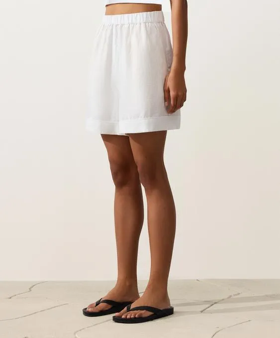 Шорты из 100% льна