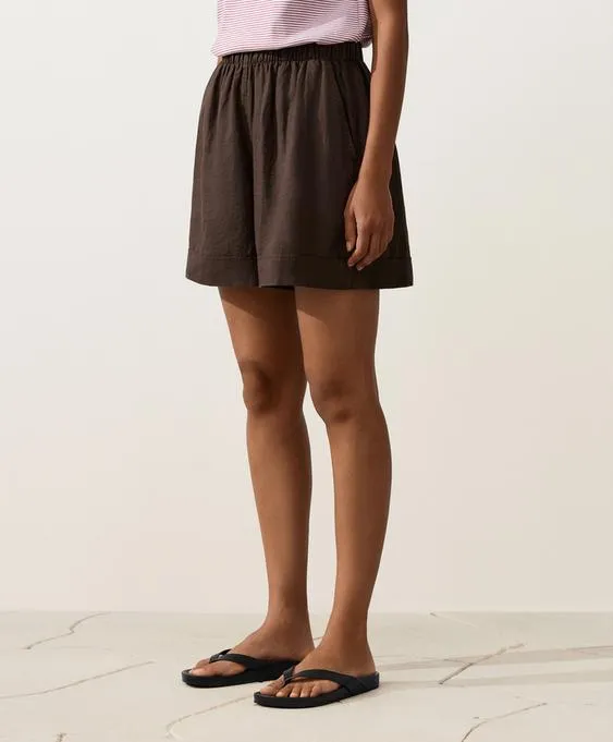 Шорты из 100% льна- Заказать в России