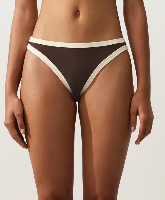 OYSHO Классические плавки бикини с контрастной окантовкой