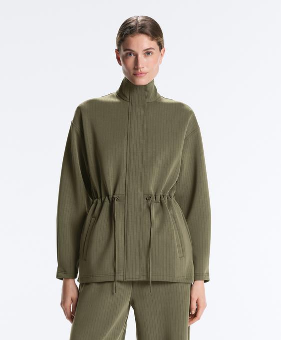 OYSHO Длинная куртка UTILITY из мягкой ткани с модалом