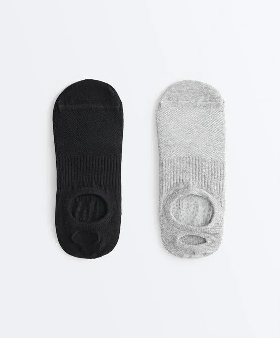 2 pairs of cotton blend yoga and Pilates socks- Заказать в России