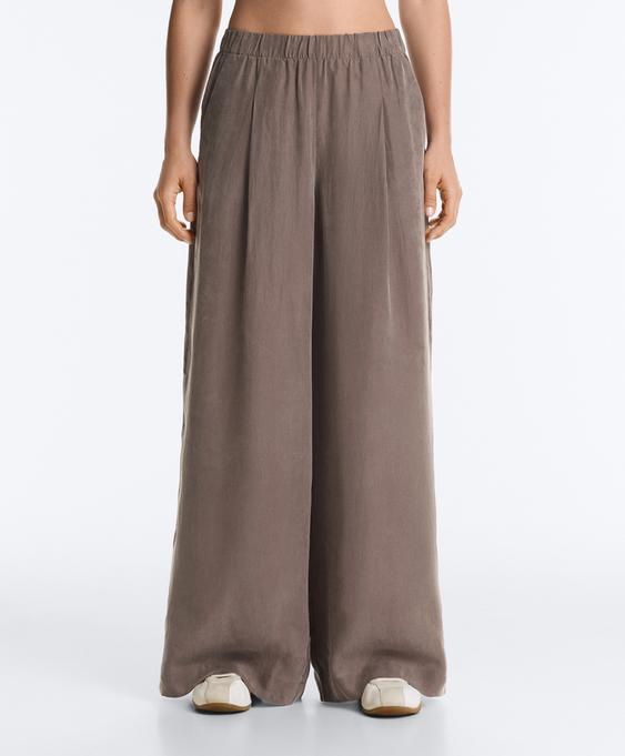 OYSHO Широкие брюки WIDE LEG из 100%-го лиоцелла