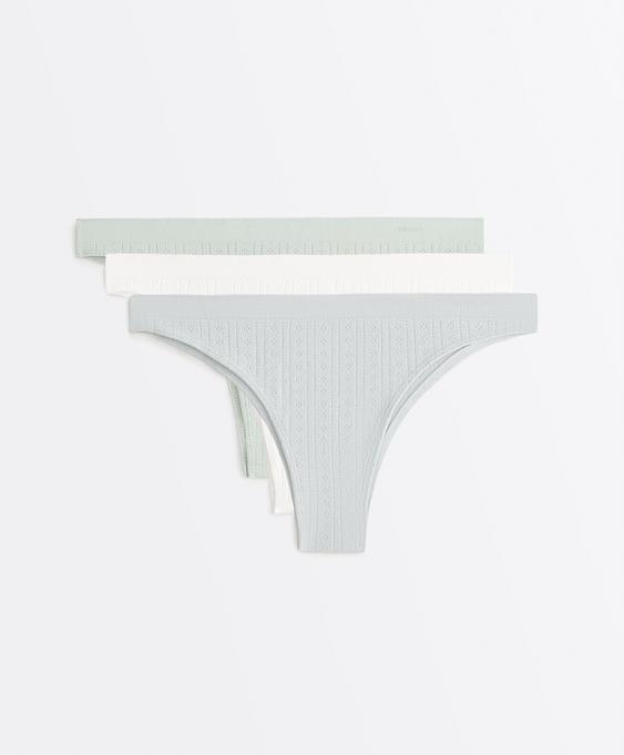 OYSHO 3 труса бразильяна SEAMLESS SOFT TOUCH купить с доставкой.