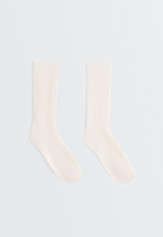 OYSHO Носки в рубчик из смесового модала и 15% кашемира
