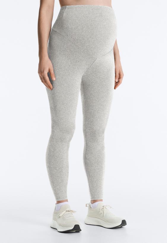 OYSHO Легинсы COMFORTLUX для беременных 65 см, меланж купить с доставкой.