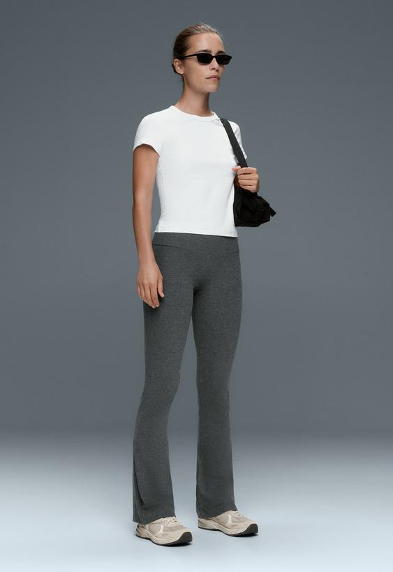 OYSHO Брюки-клеш COMFORTLUX с высокой посадкой