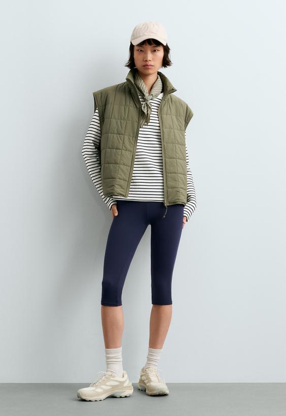 OYSHO Футболка REGULAR FIT, рукав, полоска