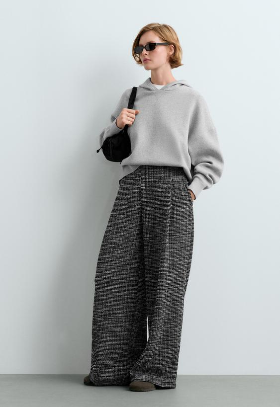 OYSHO Брюки WIDE LEG RIB микс купить с доставкой.