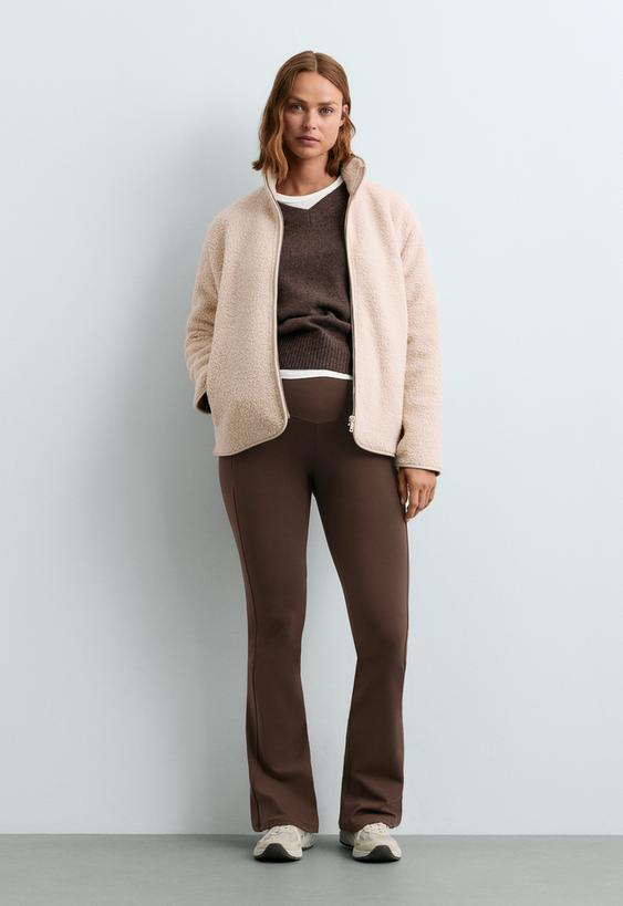 OYSHO Брюки FLARE WARM для беременных с молниями