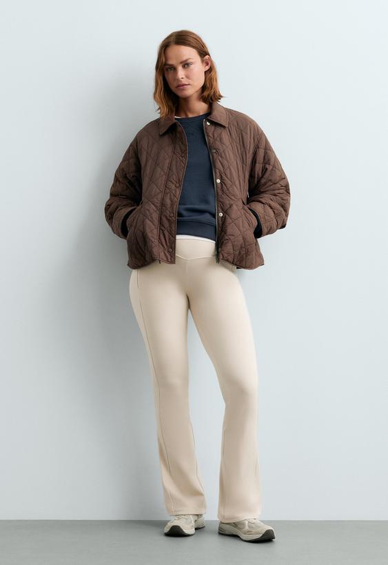 OYSHO Брюки FLARE WARM для беременных с молниями