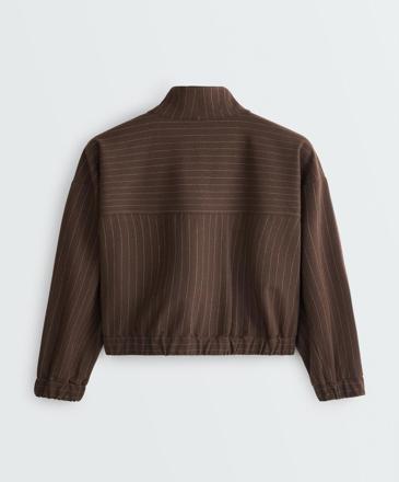 OYSHO Куртка в тонкую полоску, 15% шерсти купить с доставкой.
