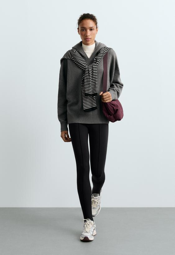 OYSHO Легинсы длиной до щиколотки  WARM фусо