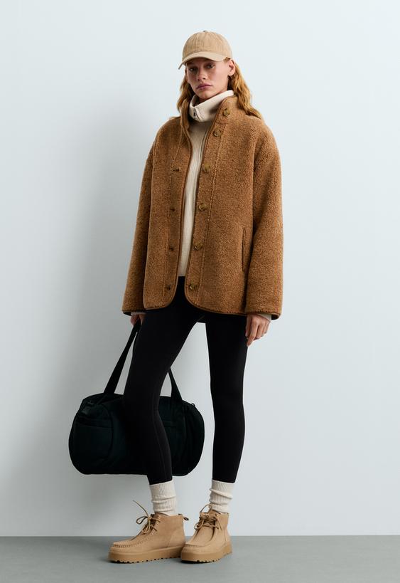 OYSHO Легинсы длиной до щиколотки с очень высокой посадкой EXTRA WARM SEAMLESS купить с доставкой.