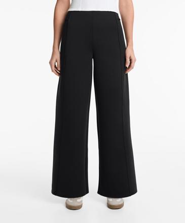 OYSHO Широкие брюки с эффектом неопрена с начесом