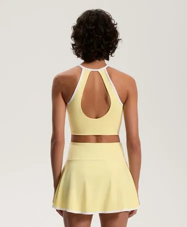 Майка COMFORTLUX с вырезом халтер и окантовкой- Заказать в России