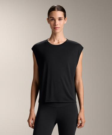 Топ без рукавов из смесового модала- Заказать в России