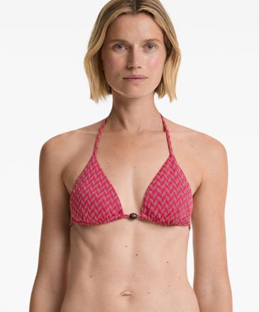 OYSHO Топ бикини с треугольными чашками из жаккардовой ткани